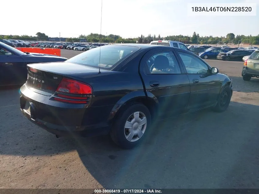 1B3AL46T06N228520 2006 Dodge Stratus Sxt