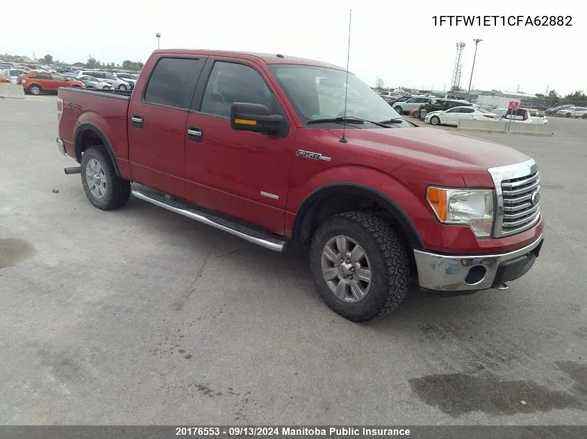 1FTFW1ET1CFA62882 2012 Ford F150 Xlt Supercrew