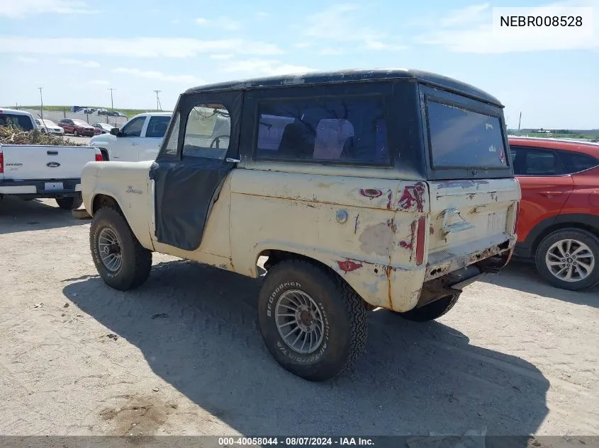 1966 Ford Bronco VIN: NEBR008528 Lot: 40058044