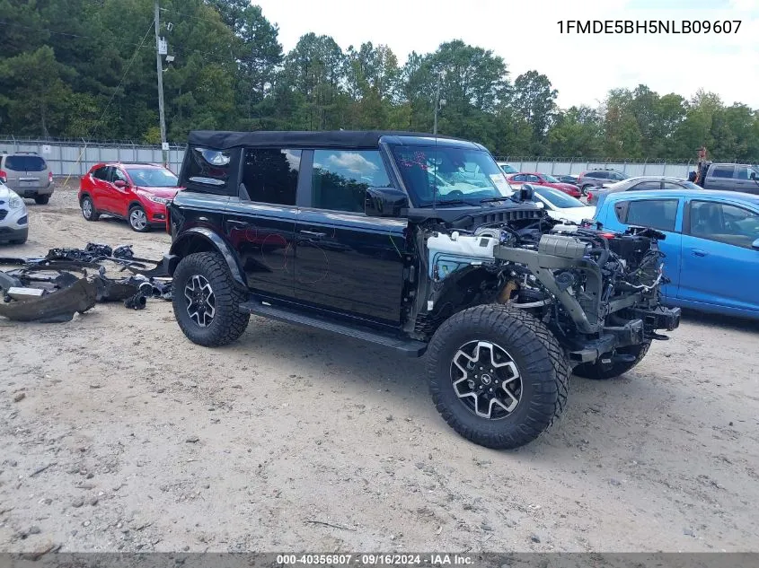 2022 Ford Bronco Outer Banks VIN: 1FMDE5BH5NLB09607 Lot: 40356807