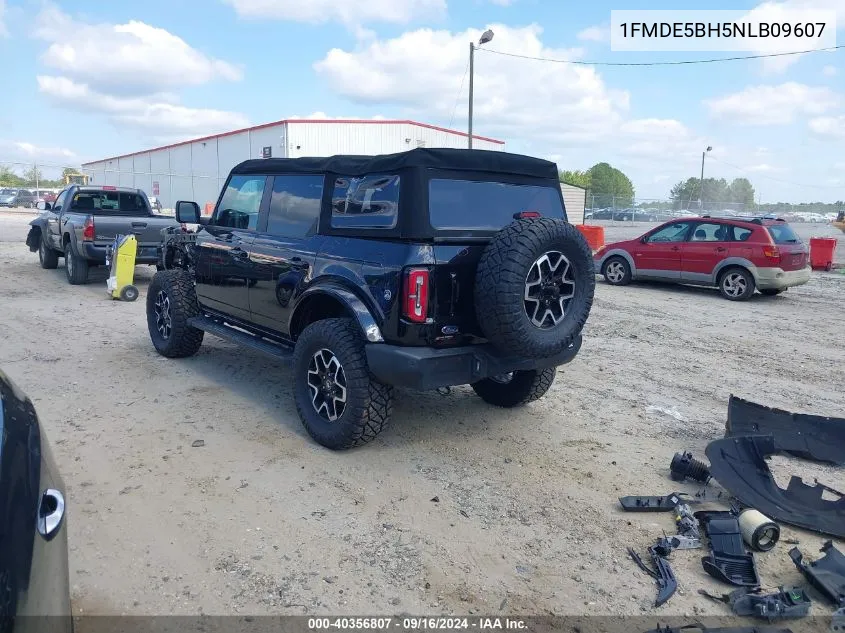 2022 Ford Bronco Outer Banks VIN: 1FMDE5BH5NLB09607 Lot: 40356807