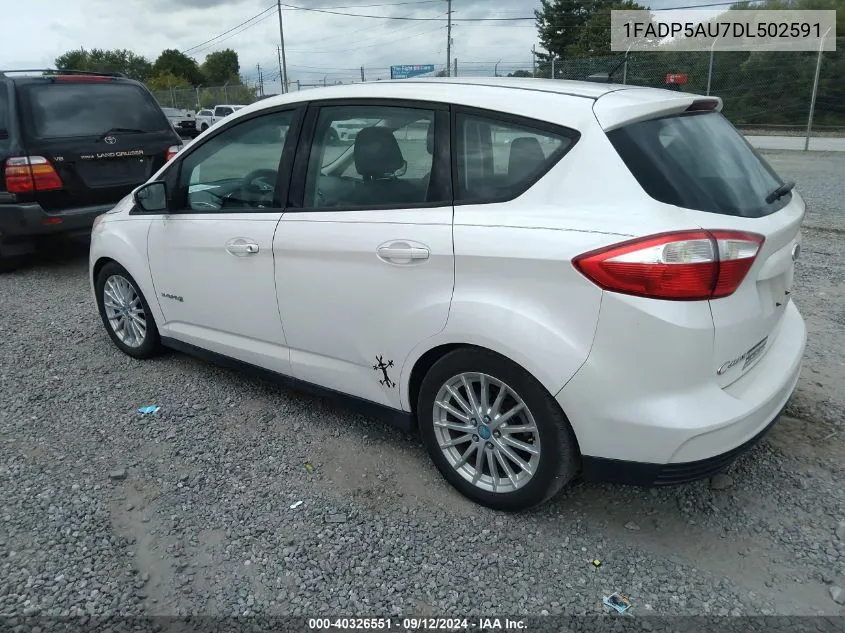 2013 Ford C-Max Hybrid Se VIN: 1FADP5AU7DL502591 Lot: 40326551