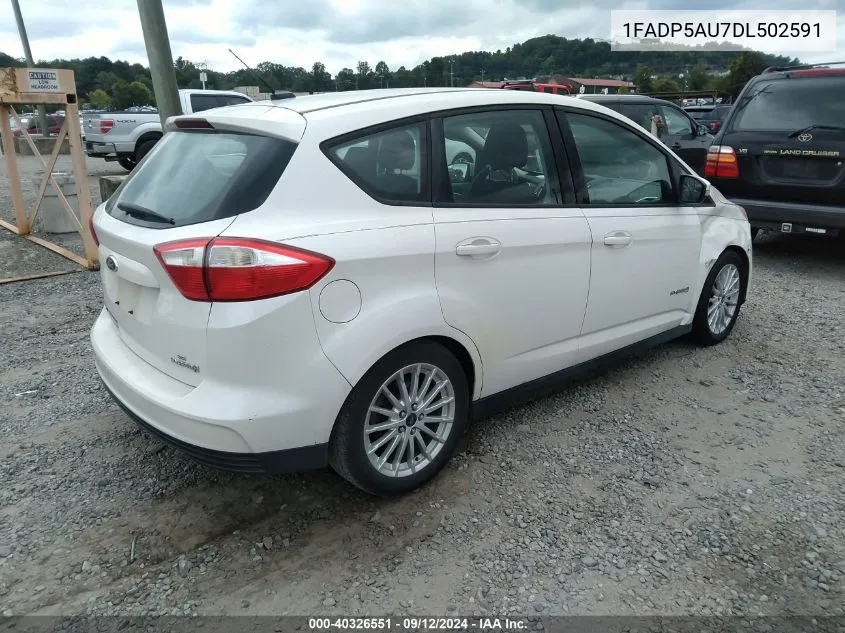 2013 Ford C-Max Hybrid Se VIN: 1FADP5AU7DL502591 Lot: 40326551