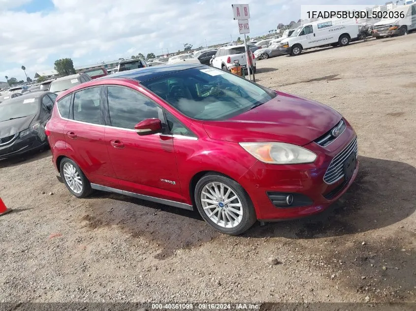 2013 Ford C-Max Hybrid Sel VIN: 1FADP5BU3DL502036 Lot: 40361099