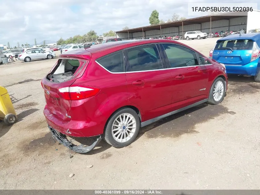 2013 Ford C-Max Hybrid Sel VIN: 1FADP5BU3DL502036 Lot: 40361099