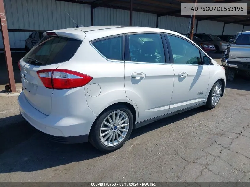 2013 Ford C-Max Energi Sel VIN: 1FADP5CU7DL553196 Lot: 40370768