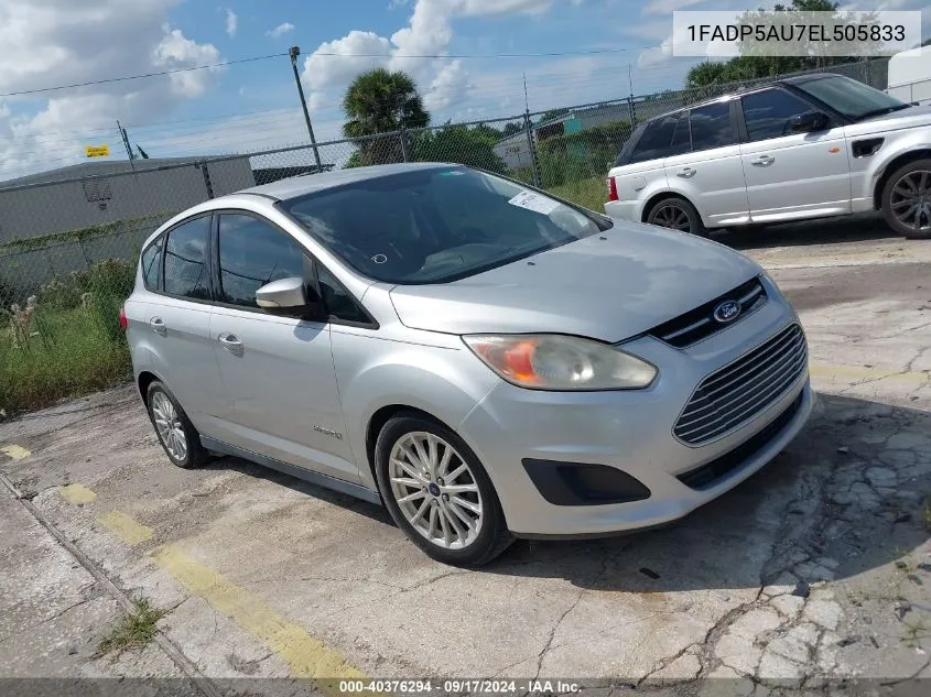 2014 Ford C-Max Hybrid Se VIN: 1FADP5AU7EL505833 Lot: 40376294