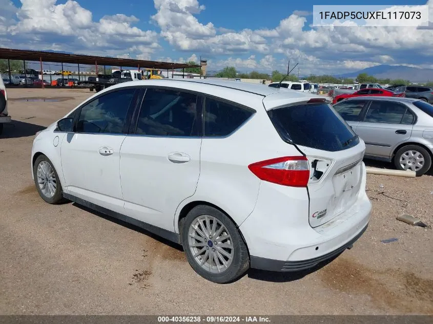 2015 Ford C-Max Energi Sel VIN: 1FADP5CUXFL117073 Lot: 40356238