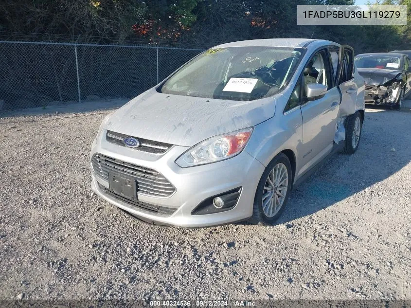 1FADP5BU3GL119279 2016 Ford C-Max Hybrid Sel