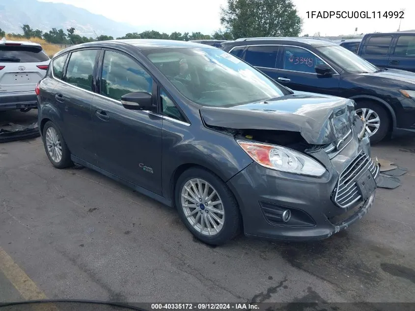 2016 Ford C-Max Premium Sel VIN: 1FADP5CU0GL114992 Lot: 40335172