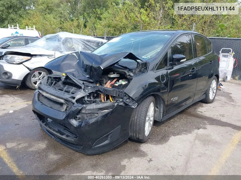 1FADP5EUXHL111144 2017 Ford C-Max Energi Se