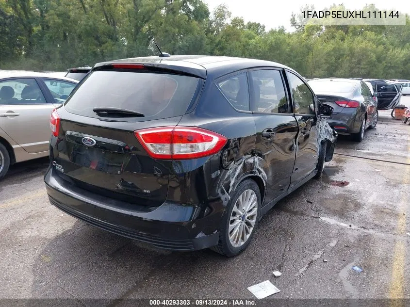 1FADP5EUXHL111144 2017 Ford C-Max Energi Se