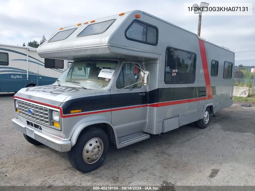 1989 Ford Econoline E350 Cutaway Van VIN: 1FDKE30G3KHA07131 Lot: 40219105