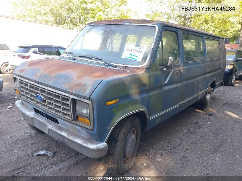 1FBJS31Y3KHA45284 1989 Ford Econoline E350 Super Duty