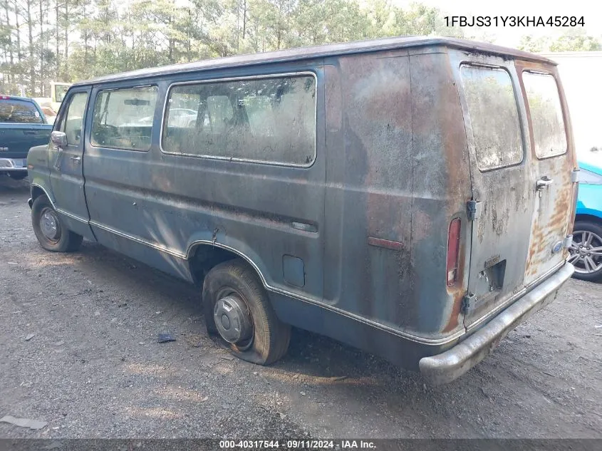 1989 Ford Econoline E350 Super Duty VIN: 1FBJS31Y3KHA45284 Lot: 40317544