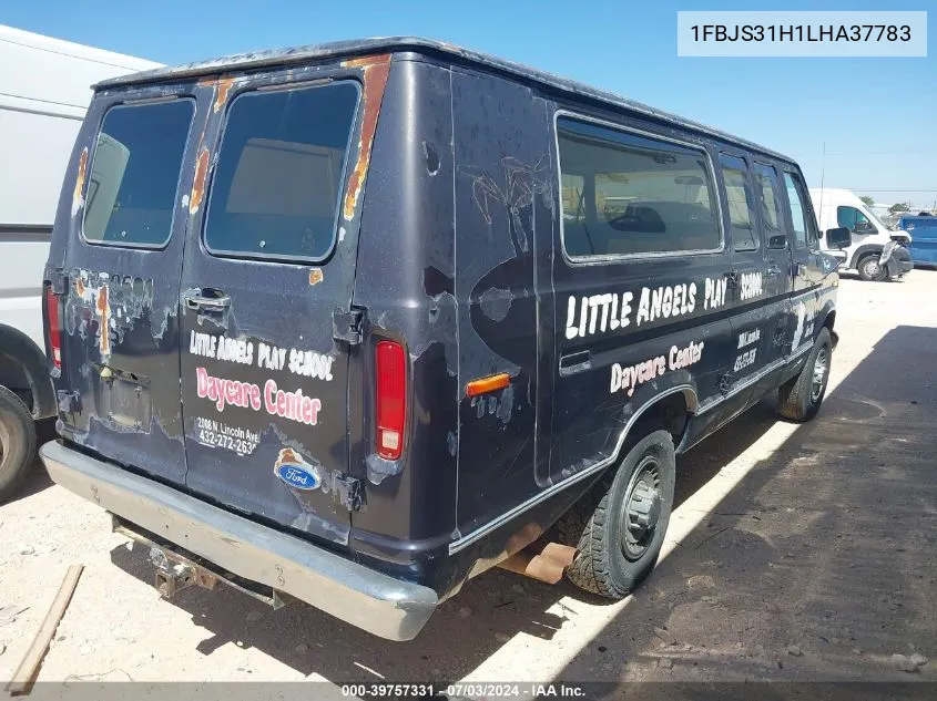 1990 Ford Econoline E350 Super Duty VIN: 1FBJS31H1LHA37783 Lot: 39757331