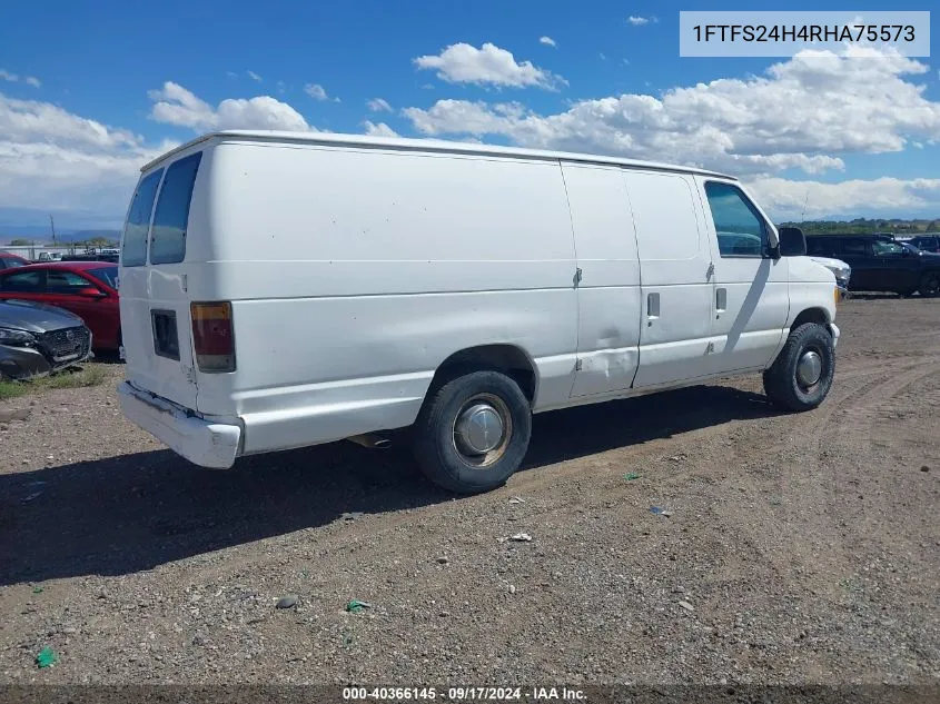 1FTFS24H4RHA75573 1994 Ford Econoline E250 Super Duty Van