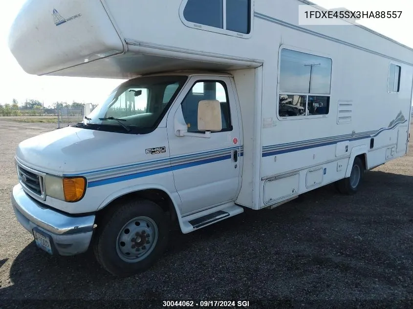 2003 Ford Econoline E450 Super Duty Cutwy Van VIN: 1FDXE45SX3HA88557 Lot: 30044062