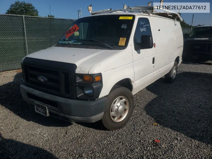 2010 Ford Econoline E250 Van VIN: 1FTNE2EL7ADA77612 Lot: 40379524