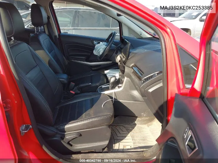 MAJ3S2KE0KC253385 2019 Ford Ecosport Titanium