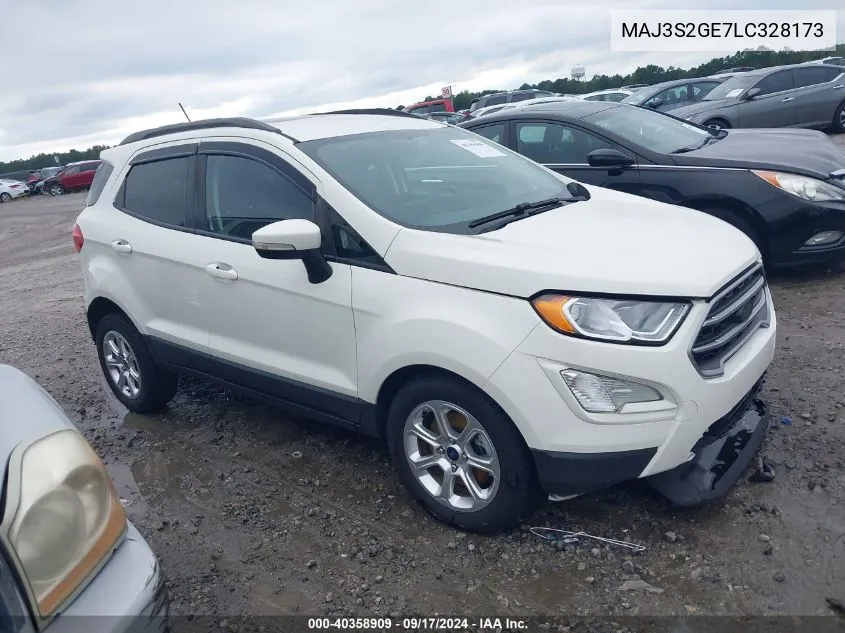 2020 Ford Ecosport Se VIN: MAJ3S2GE7LC328173 Lot: 40358909