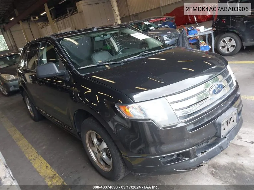 2FMDK4AC7ABA03906 2010 Ford Edge Sport