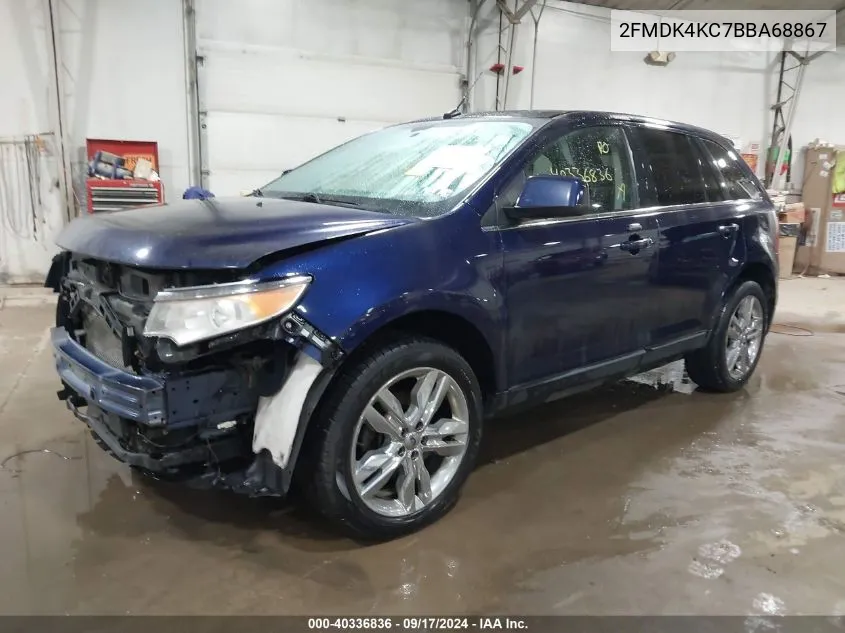 2FMDK4KC7BBA68867 2011 Ford Edge Limited