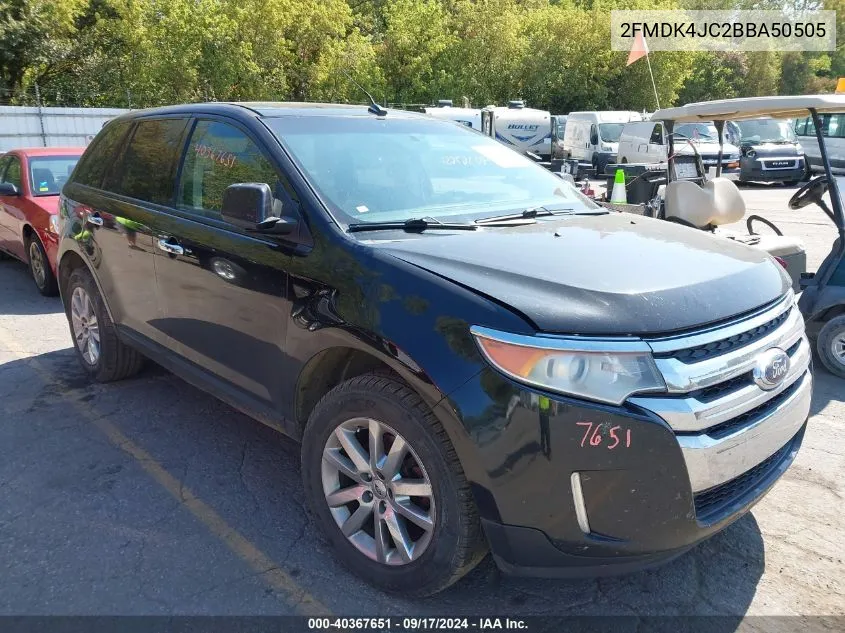 2011 Ford Edge Sel VIN: 2FMDK4JC2BBA50505 Lot: 40367651