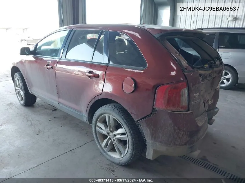 2014 Ford Edge Sel VIN: 2FMDK4JC9EBA06537 Lot: 40371413