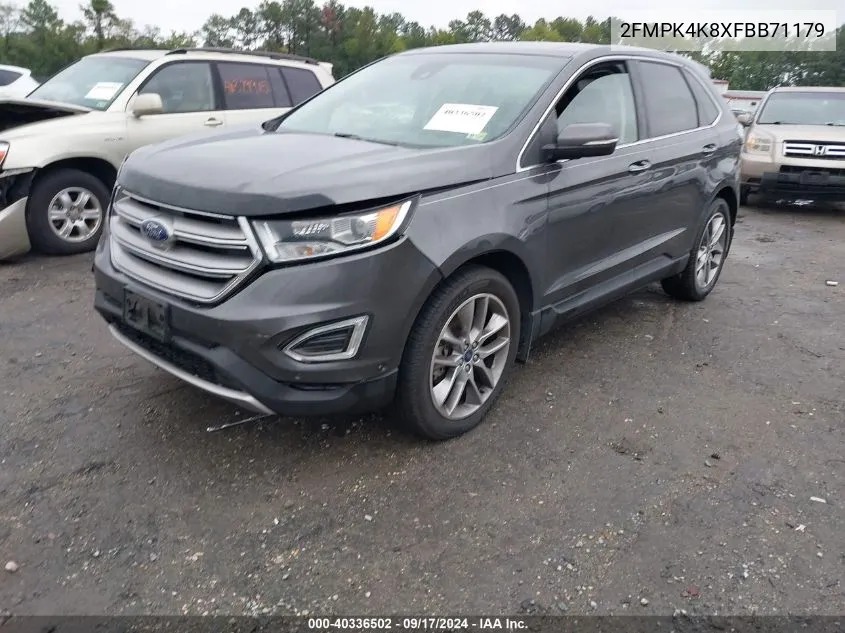 2FMPK4K8XFBB71179 2015 Ford Edge Titanium