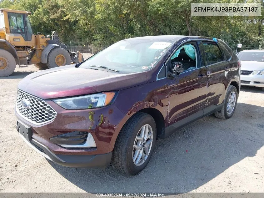 2023 Ford Edge Sel VIN: 2FMPK4J93PBA37187 Lot: 40352634