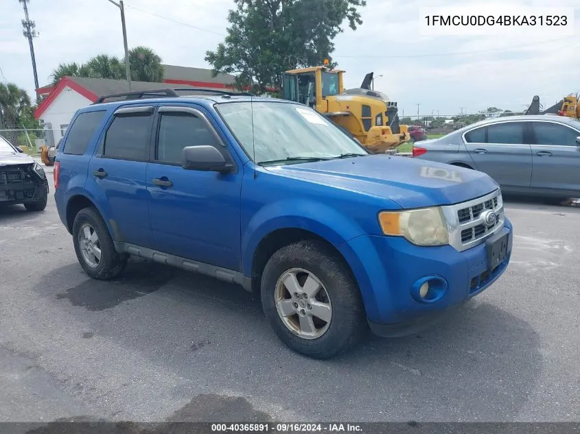 2011 Ford Escape Xlt VIN: 1FMCU0DG4BKA31523 Lot: 40365891