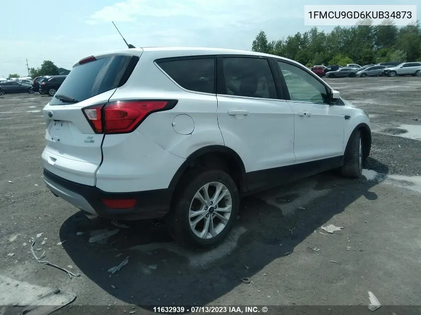 1FMCU9GD6KUB34873 2019 Ford Escape Se