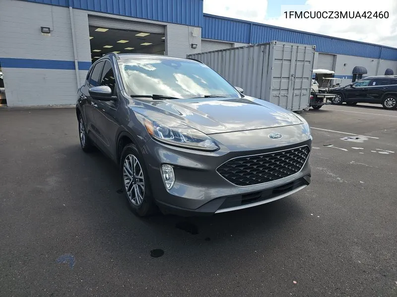 2021 Ford Escape Sel VIN: 1FMCU0CZ3MUA42460 Lot: 40363497