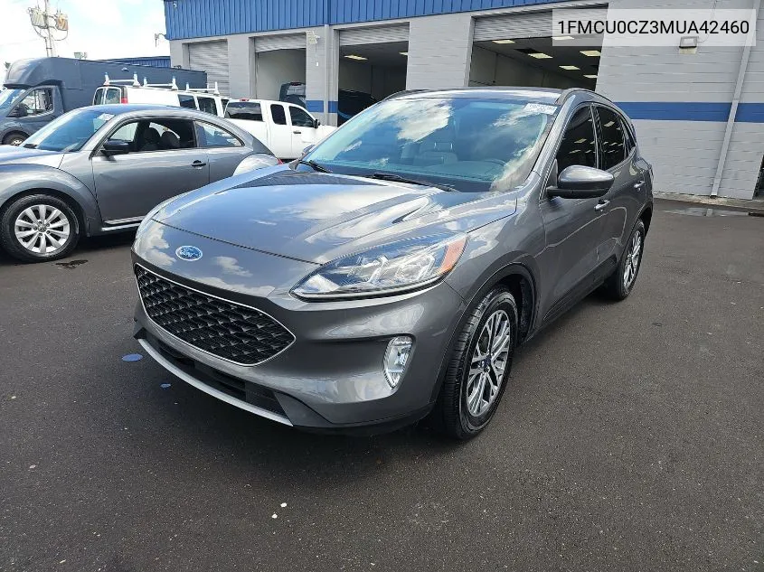 2021 Ford Escape Sel VIN: 1FMCU0CZ3MUA42460 Lot: 40363497