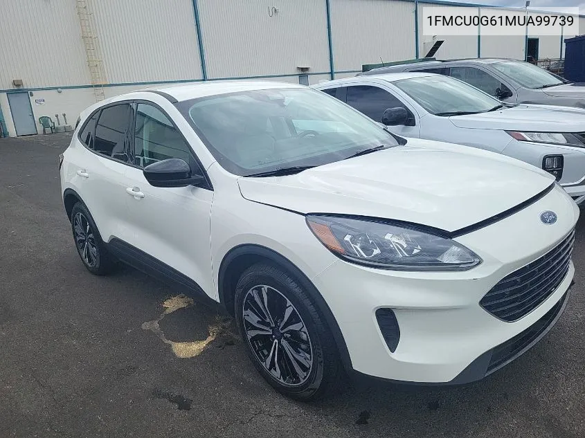 2021 Ford Escape Se VIN: 1FMCU0G61MUA99739 Lot: 40379299