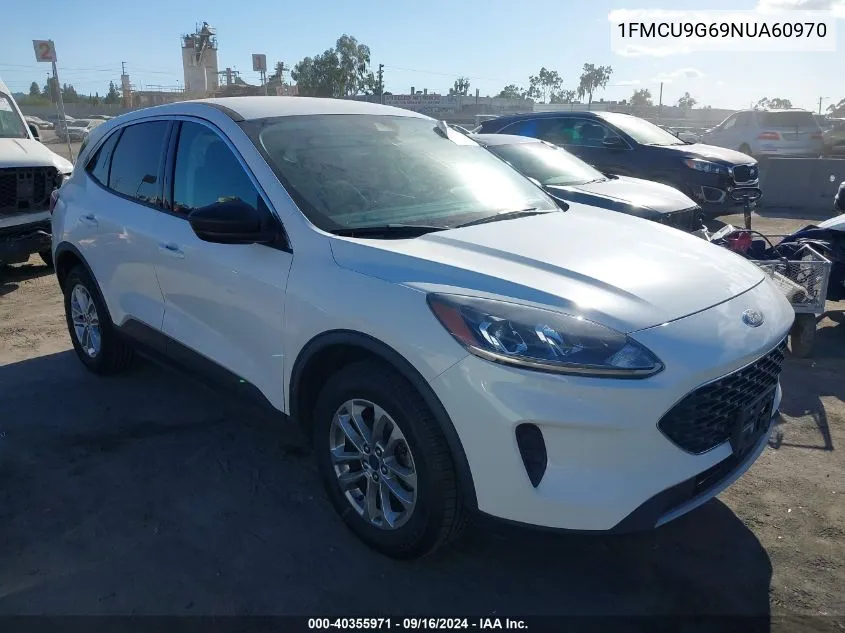 2022 Ford Escape Se VIN: 1FMCU9G69NUA60970 Lot: 40355971