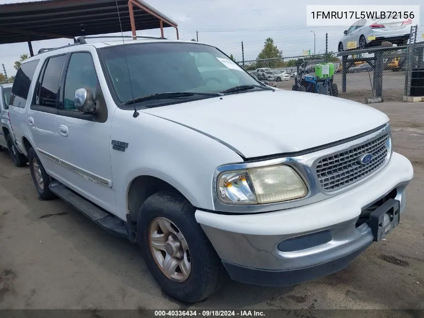 1998 Ford Expedition VIN: 1FMRU17L5WLB72156 Lot: 40336434