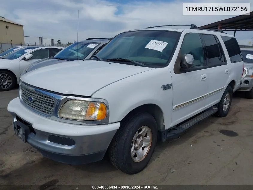 1998 Ford Expedition VIN: 1FMRU17L5WLB72156 Lot: 40336434