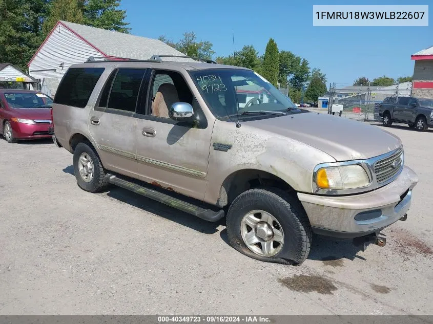 1998 Ford Expedition Eddie Bauer/Xlt VIN: 1FMRU18W3WLB22607 Lot: 40349723