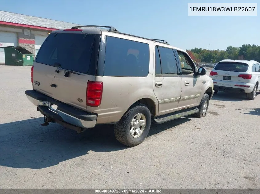 1998 Ford Expedition Eddie Bauer/Xlt VIN: 1FMRU18W3WLB22607 Lot: 40349723