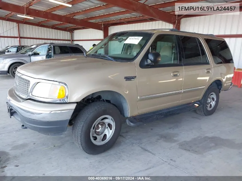 2000 Ford Expedition Xlt VIN: 1FMPU16L9YLA24457 Lot: 40369016