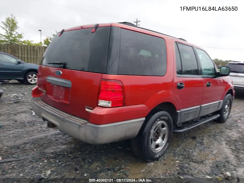 2004 Ford Expedition Nbx/Xlt VIN: 1FMPU16L84LA63650 Lot: 40302131