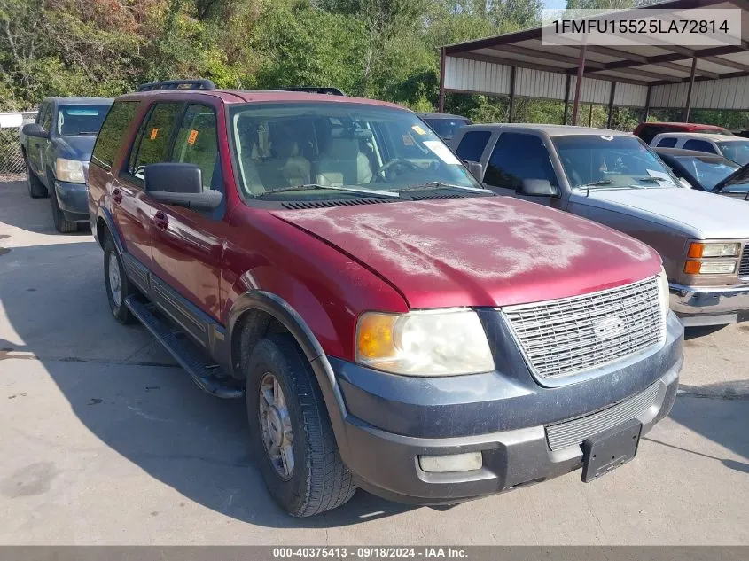 2005 Ford Expedition Xlt VIN: 1FMFU15525LA72814 Lot: 40375413