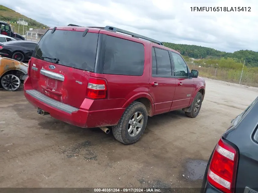 1FMFU16518LA15412 2008 Ford Expedition Xlt