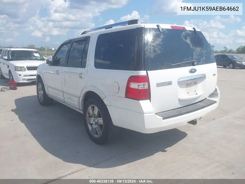 2010 Ford Expedition Limited VIN: 1FMJU1K59AEB64662 Lot: 40336139