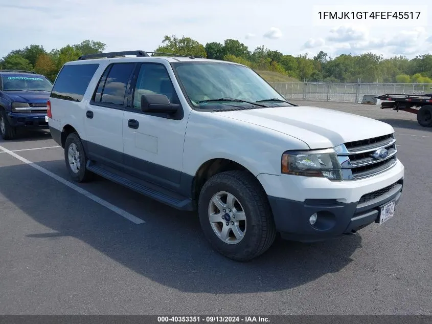 2015 Ford Expedition El Xl VIN: 1FMJK1GT4FEF45517 Lot: 40353351