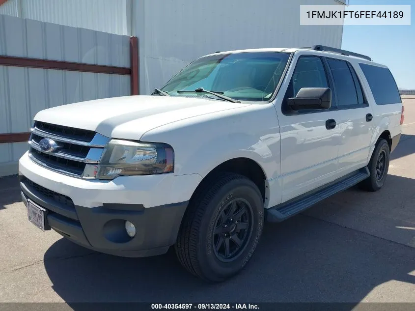 1FMJK1FT6FEF44189 2015 Ford Expedition El Xl