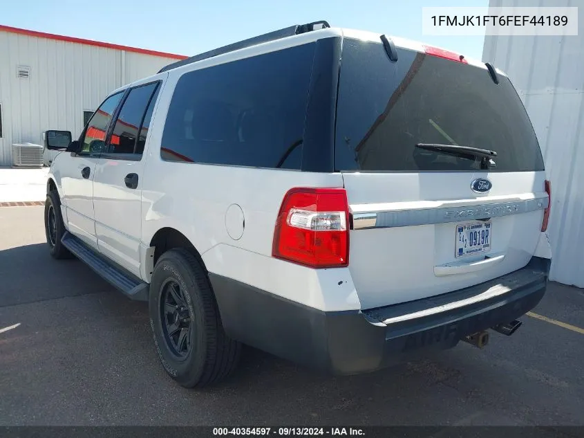 1FMJK1FT6FEF44189 2015 Ford Expedition El Xl