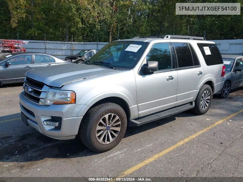 2016 Ford Expedition Xlt VIN: 1FMJU1JTXGEF54100 Lot: 40352941